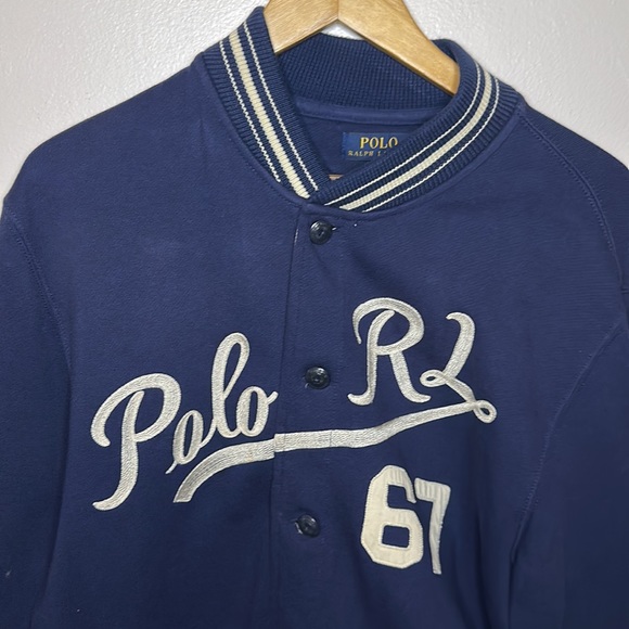 Polo Letterman Jacket - Picture 2 of 6